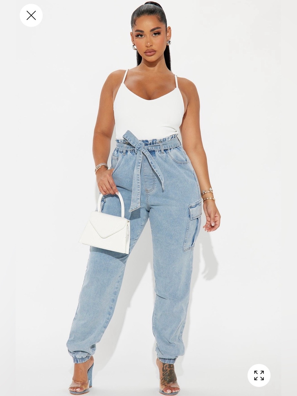 Fashion Nova In Her Element Jumpsuit, NWOT, Size M